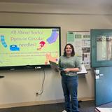 The Springstone School Photo #7 - Our students love using our smart boards and Chromebooks for presentations.