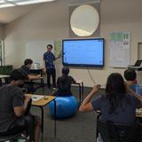The Springstone School Photo #10 - Math class comes to life utilizing smart boards and interactive games.