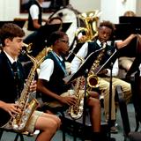 The Oaks Academy Photo #11 - Middle School band students are practicing for the spring concert.
