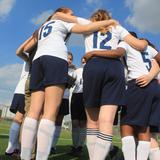 St. Paul Preparatory School Photo #5 - SPP Girls Soccer huddle up before a game.