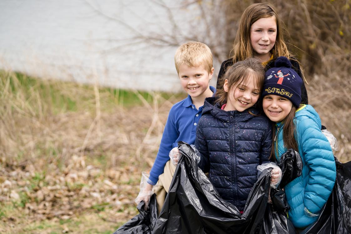 Saint Lucas Evangelical Lutheran School Photo - Each spring our student body divides into multi-age groups to pick up trash and help beautify the neighborhood we call 'home'!