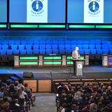 Genoa Christian Academy Photo #1 - All School Chapel - led by Superintendent Mr. Craig Bartley