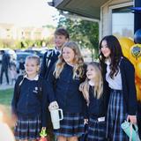 Classical Christian Academy Photo - Classical Christian Academy students on the 1st day of school.