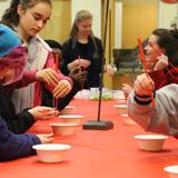 West Sound Academy Photo #4 - Celebrating Chinese New Year in the Commons - the Year of the Dog.