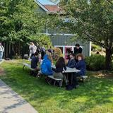 West Sound Academy Photo #8 - Lunch in the WSA quad on a sunny day in early fall