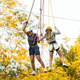 The Lawrenceville School Photo #16 - Students open the year with team-building exercises on our ropes course.