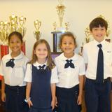 Humble Christian School Photo #2 - These are a few of our elementary students who received superior ribbons during the ACSI Speech Meet.