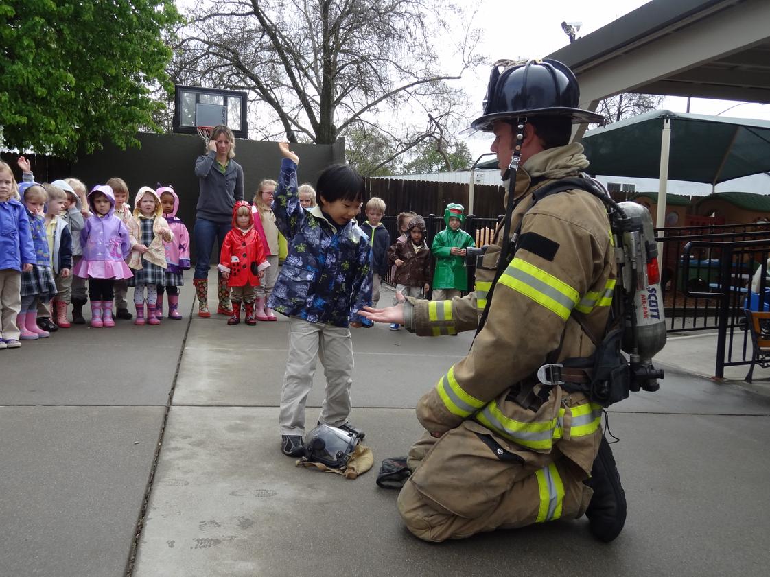Whispering Oak Montessori Academy Photo #1 - Fire Department Visit