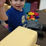 Lisle KinderCare Photo #4 - Stacking blocks in the Nursery!