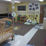 Silver Spring KinderCare Photo - The infant classroom has a great large space for exploring and low windows that the children can look out of.