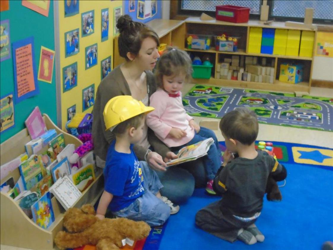 Overland Park KinderCare Photo #1 - Toddler Classroom - story time with the toddlers