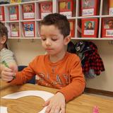Center Street KinderCare Photo #6 - Letter of the week is a great example of children developing their knowledge in literacy and reinforce social skills.