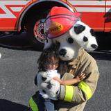 St. Joseph Regional Continuation School Photo #7 - Students get a visit...and a hug...from Sparky during Fire Safety Week!