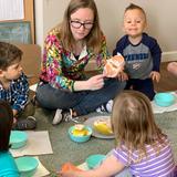 Okc Heartland Montessori School - Future Educ. Llc Photo #3 - Trying a new food - a Pomelo!