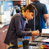 Episcopal Day School of St. Matthew Photo #12 - A seventh grader takes part in a science lab