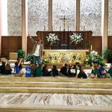 St. Paul The Apostle Photo #5 - Grade chaplain, Deacon Danny, with his students