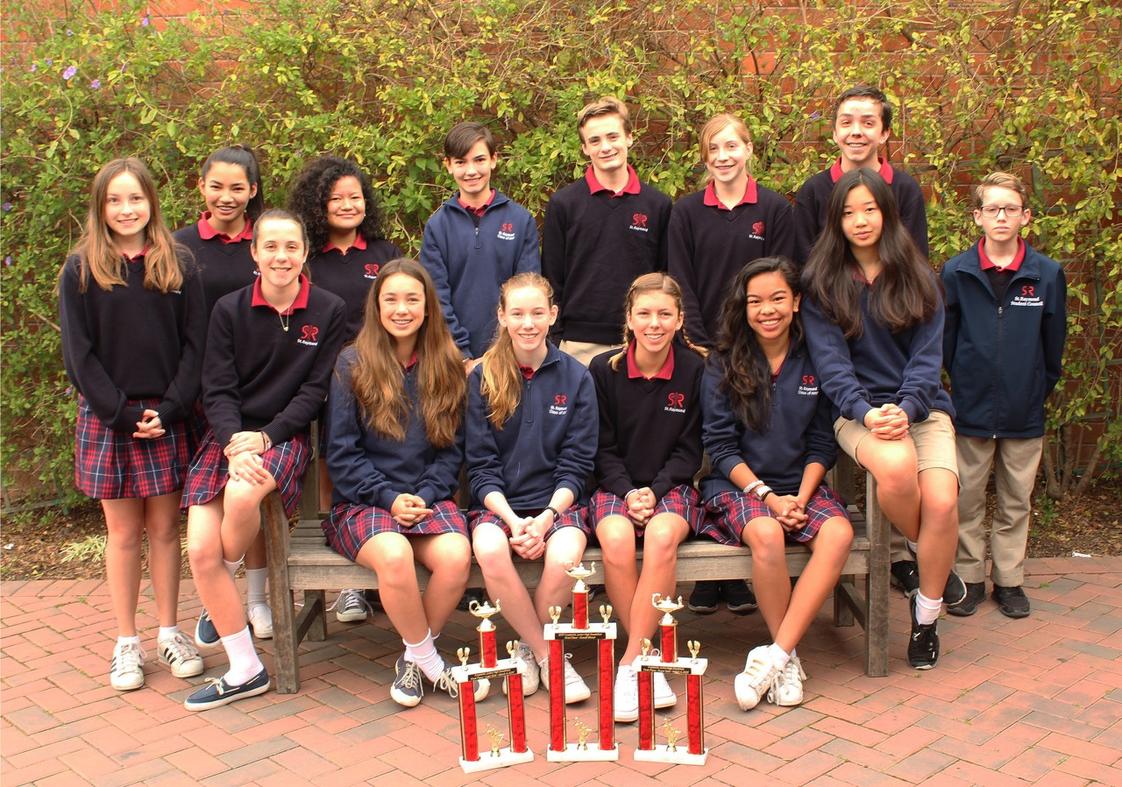 St. Raymond TK-8 Catholic School Photo - Award Winning Academic Decathlon Team