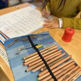 Westside Waldorf School Photo #11 - Everything has order, purpose and beauty. Middle school students thoughtfully create their own textbooks called "main lesson books", a combination of artistic expression and academic study.