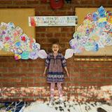 Westside Waldorf School Photo #9 - World languages come alive at Westside Waldorf, where students take both Spanish and Mandarin from 1st - 8th grade. Here, a first grader showcases their Spanish project inspired by Frida Kahlo's paintings.