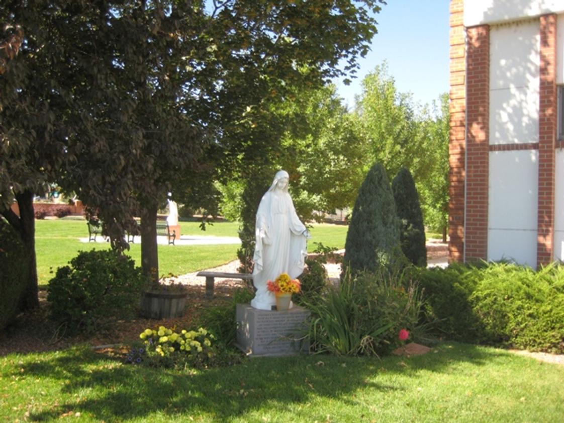 Assumption Catholic School Photo #1 - This is the Mary statue that sits out front of the school! There is a wonderful May Crowning where we honor Mary during the month of May!