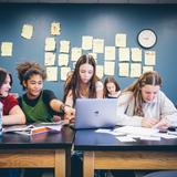 Front Range Christian School Photo #11 - FRCS Senior High students collaborate in class