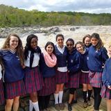 Brookewood School Photo #5 - The 11th graders visit Great Falls in Maryland on a class field trip.
