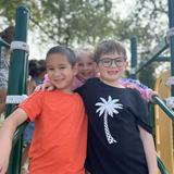 The Pinecroft School Photo #2 - Students enjoy a beautiful fall recess, where the whole school plays outside together twice daily.