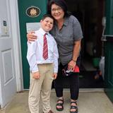 The Pinecroft School Photo #5 - Our director and 4/5 teacher, Mrs. Pinto, with one our 5th grade graduates on graduation day 2024.