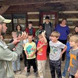 Tate's School Photo #18 - Hands-on science is alive and well as students learn about snakes