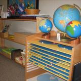 Monarch Montessori School Photo #10 - The map cabinet in geography