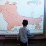 Wellesley Knowledge Beginnings Photo #2 - Our Private Kindergarten classroom is equipped with a Smart Board.