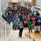 BASIS Independent McLean Photo #12 - Students donned their House T-shirts for our first house event, cheering as new members joined Earth, Air, Fire, and Water. Get ready for an EPIC year of friendly rivalry!