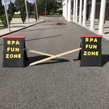 Renaissance Preparatory Academy Photo - Children are dropped off at the edge of the parking lot and move into the Renaissance Preparatory Academy's pedestrian friendly, RPA Fun Zone.