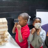 Destiny Calling Academy Photo #8 - First day of class! Ms. Tay is playing Jinga with our 1st-grade class.