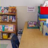 Manchester KinderCare Photo #6 - School Age Classroom quiet area for doing homework or enjoying a book.
