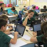 St. Mary Magdalen School Photo - Students in grades 6th-8th have individual Chrome Books to use throughout the school year.
