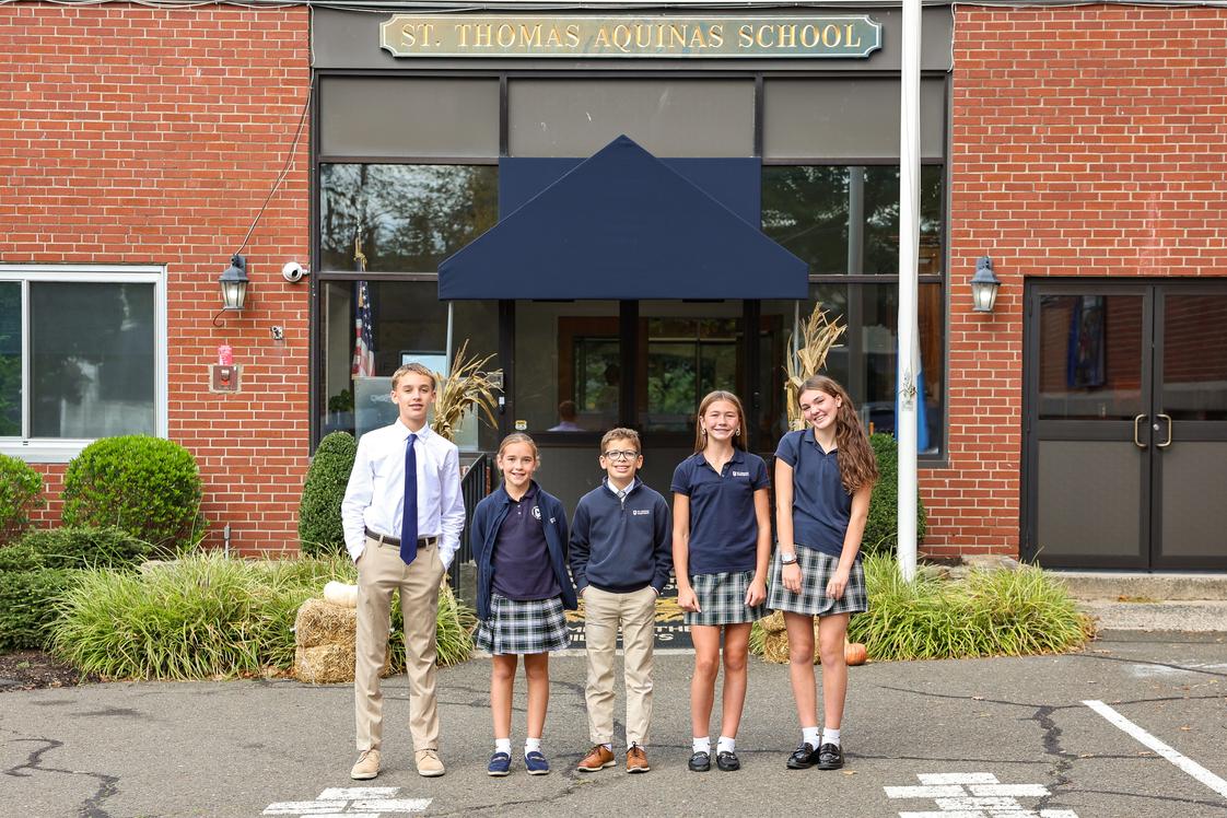 St. Thomas Aquinas Catholic School Photo #0 - Welcome to St. Thomas Aquinas Catholic School. For over 100 years we have been successfully educating the minds and nurturing the hearts of our students. We offer a well-rounded educational experience with a full suite of academic offerings and extracurricular activities for over 300 students, with two classrooms per grade from Pre-K3 through 8th grade.