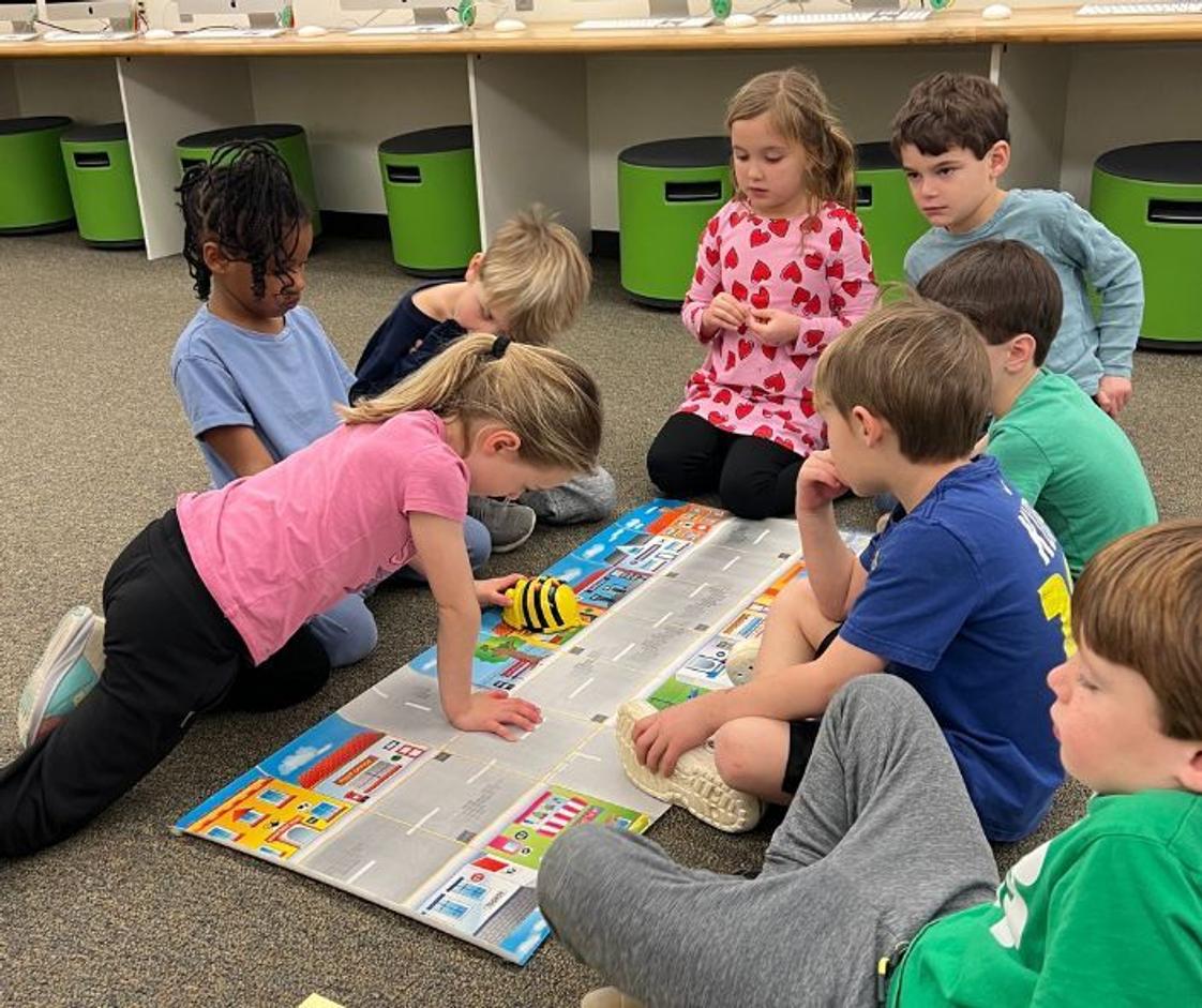 Wilmington Friends School Photo - STEM education at Friends begins in pre-k, in the lower school STEM Lab and with a programming curriculum. Language study, specials in music, art, and P.E., and service learning also begin in pre-k.