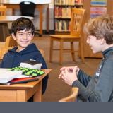 Edmund Burke School Photo #6 - 8th grade class in the Burke Library