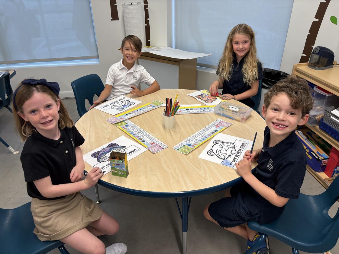 The Greene School Photo - Students practicing conversational Spanish together in world language class