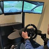 The Polytech Photo - Our commercial-grade driving simulator lets neurodiverse and anxious students practice driving in a variety of weather and traffic conditions from the safety of our office.