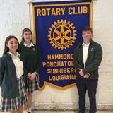 Adolesco Preparatory Academy Photo #12 - Rhetoric School students presented at the local rotary club to showcase their ability to write and deliver their own speeches based on the topic of their choice.