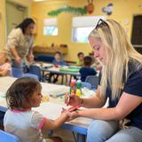 Village Preschool Academy Photo #12 - Our Toddler Classroom offers care for children ages 18-30 months, as we focus on fostering basic skills like fine motor, and concept recognition this is a formative classroom and a great age to start your child's preschool journey.