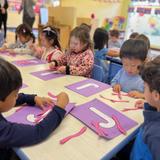 Village Preschool Academy Photo #13 - Our thematic Curriculum delivers hands on activities weekly in various topics so children are always interested and engaged. From language arts, literacy, math, and science we are always busy learning and growing.