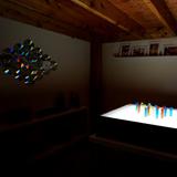 BunnyBears Preschool Photo #5 - Light table is a big part part of Reggio Emilia Philosophy, color and light exploration