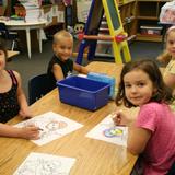 Calvary Chapel Christian School Photo #3 - Learning to be a good student in Kindergarten is easy with the support of great friends.