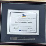Harvest Community School Photo - Harvest has earned accreditation for Comprehensive Student Wellbeing from the International Board of Credentialing and Continuing Education Standards