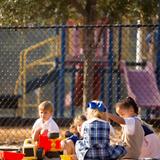 Holy Comforter Episcopal School Inc Photo #2 - Outside play in developmentally appropriate spaces for all children.