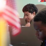 Lake Rose Christian Academy Photo #22 - Lake Rose Christian Academy students engage in focused, independent work in a structured classroom setting.