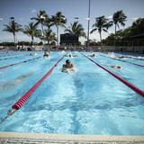 Saint Andrew's School Photo #16 - Students swimming at the Duff Tyler Aquatic Complex and Reid Family Olympic Size Pool with Geo-thermo heating and cooling.